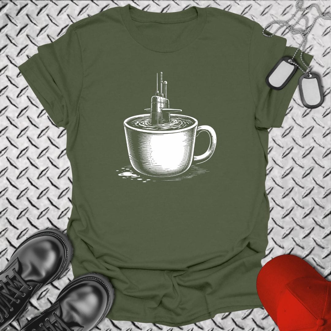 NavyHumor Everyday Tee Military Green / S Sub In A Cup
