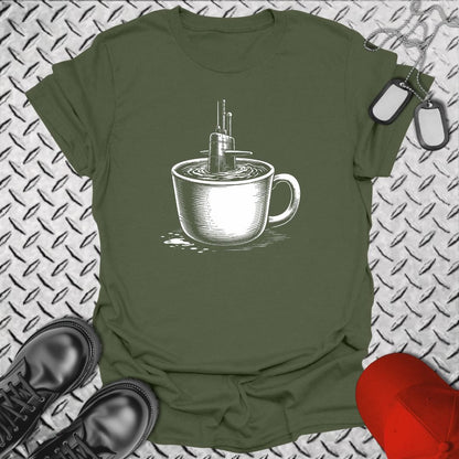 NavyHumor Everyday Tee Military Green / S Sub In A Cup
