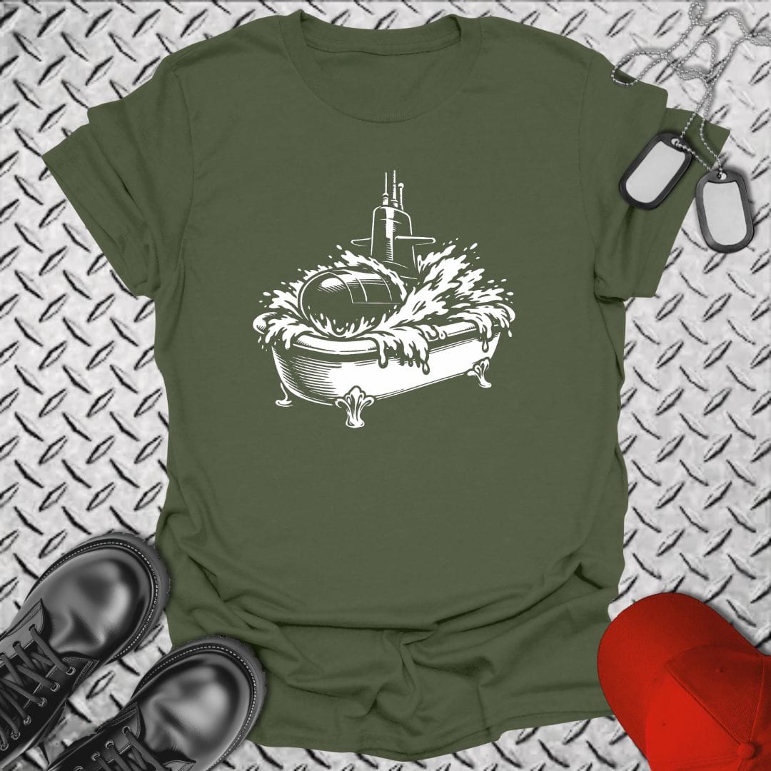 NavyHumor Everyday Tee Military Green / S Sub In A Tub