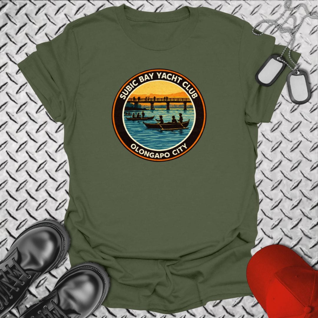 NavyHumor Everyday Tee Military Green / S Subic Bay Yacht Club