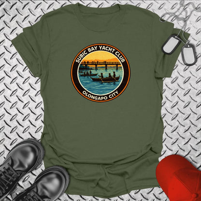 NavyHumor Everyday Tee Military Green / S Subic Bay Yacht Club