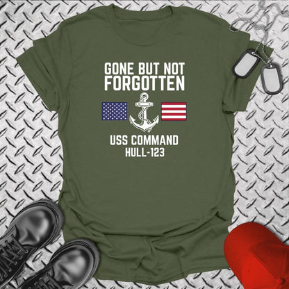 NavyHumor Everyday Tee Military Green / S "Your Command" Gone But Not Forgotten