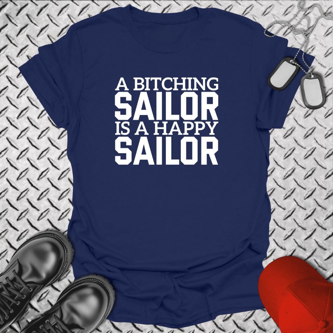 NavyHumor Everyday Tee Navy / S A Bitching Sailor