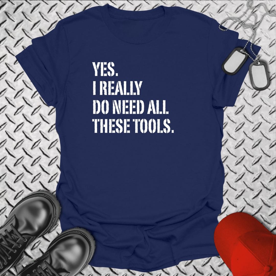 NavyHumor Everyday Tee Navy / S All These Tools