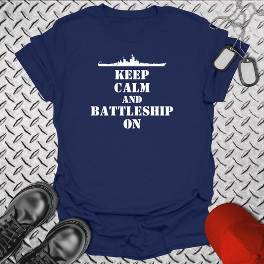 NavyHumor Everyday Tee Navy / S Battleship On