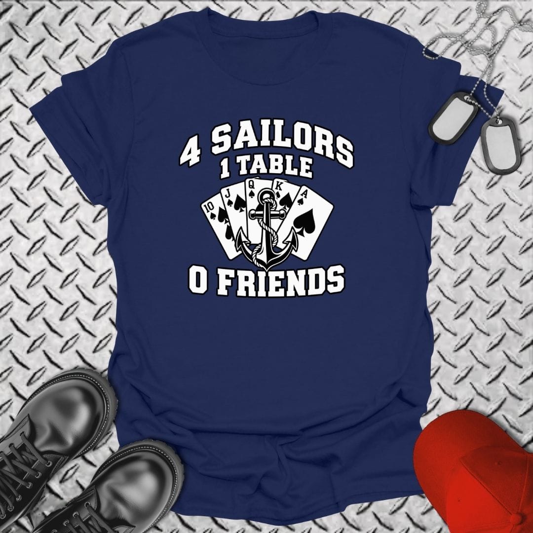 NavyHumor Everyday Tee Navy / S Berthing Card Games
