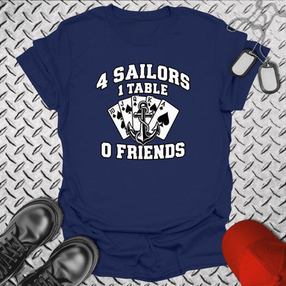 NavyHumor Everyday Tee Navy / S Berthing Card Games