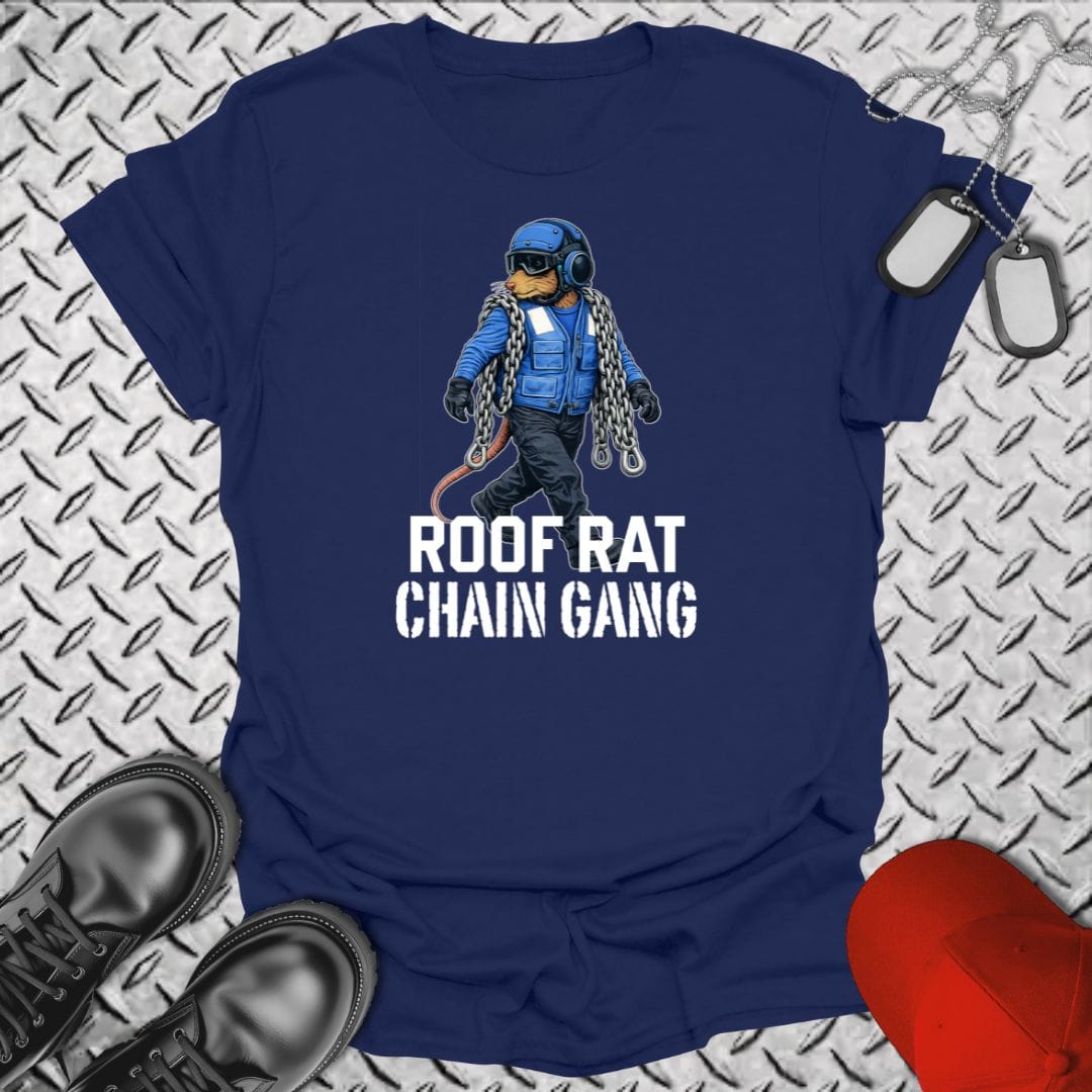 NavyHumor Everyday Tee Navy / S Blue Roof Rat - Chain Gang