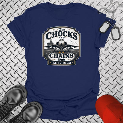 NavyHumor Everyday Tee Navy / S Chocks and Chains Pub