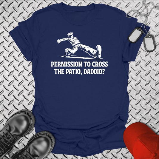 NavyHumor Everyday Tee Navy / S Cross the Patio, Daddio