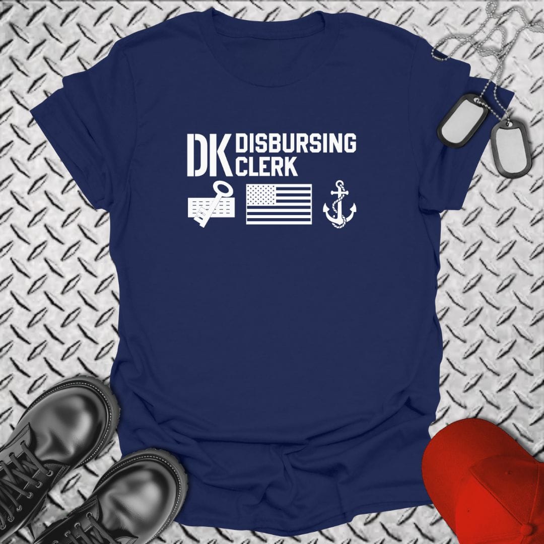 NavyHumor Everyday Tee Navy / S DK - Flag & Anchor