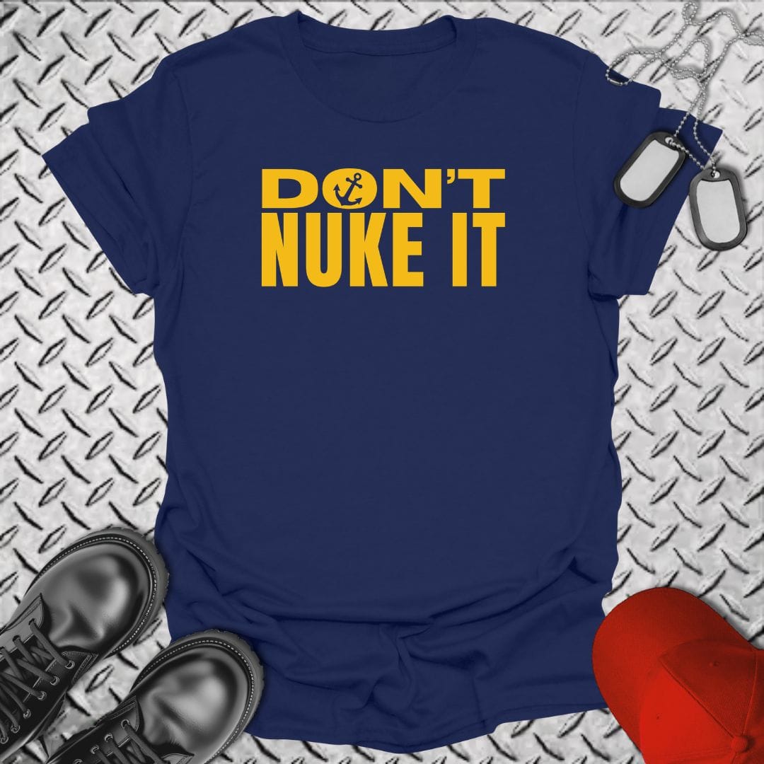 NavyHumor Everyday Tee Navy / S Don't Nuke It