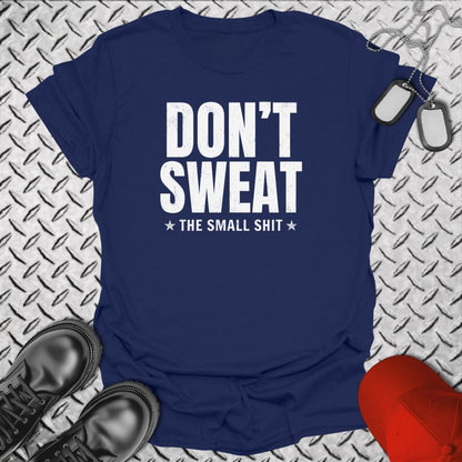 NavyHumor Everyday Tee Navy / S Don't Sweat The Small Shit