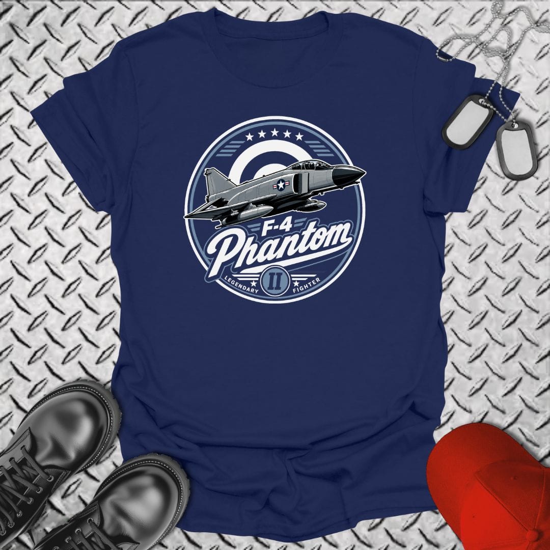 NavyHumor Everyday Tee Navy / S F-4 Phantom - Legendary Fighter