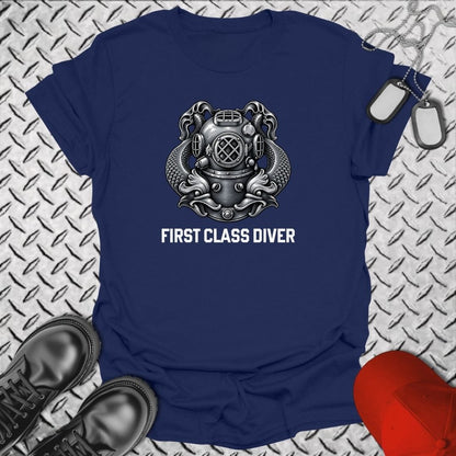 NavyHumor Everyday Tee Navy / S First Class Diver