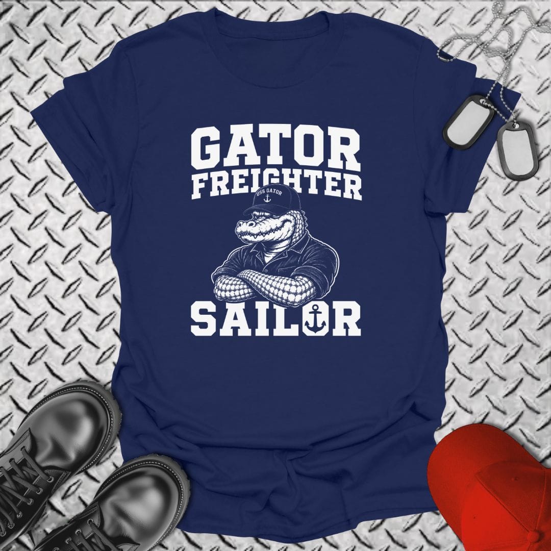 NavyHumor Everyday Tee Navy / S Gator Sailor