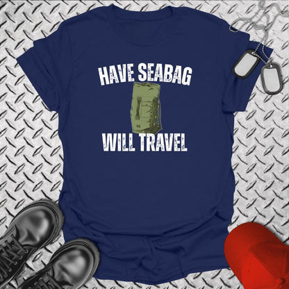 NavyHumor Everyday Tee Navy / S Have Seabag, Will Travel