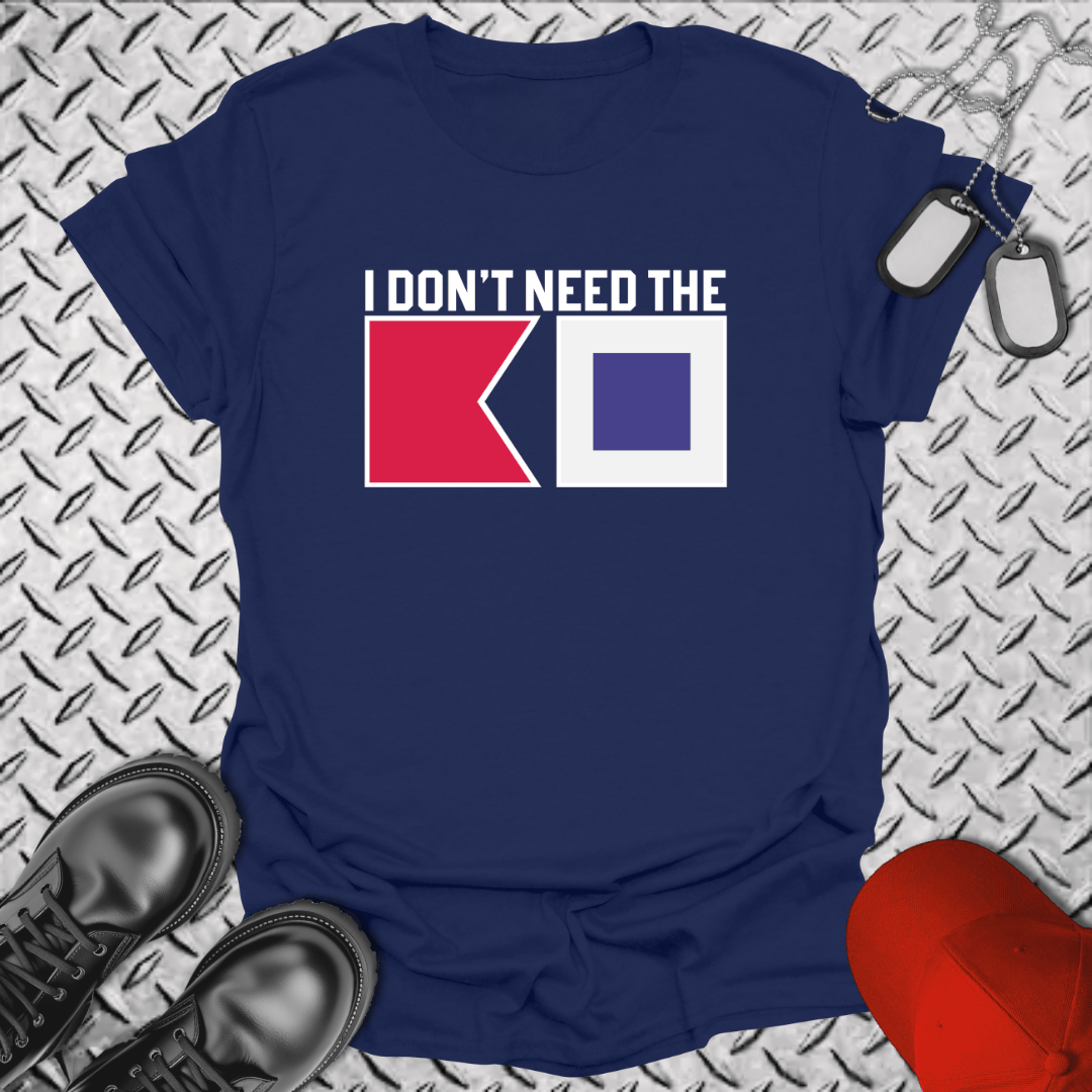 NavyHumor Everyday Tee Navy / S I Don't Need The BS