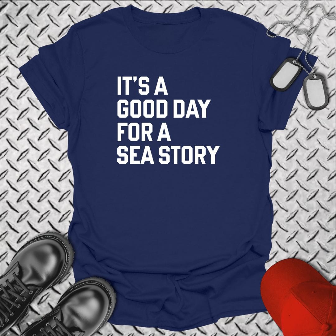 NavyHumor Everyday Tee Navy / S It's A Good Day