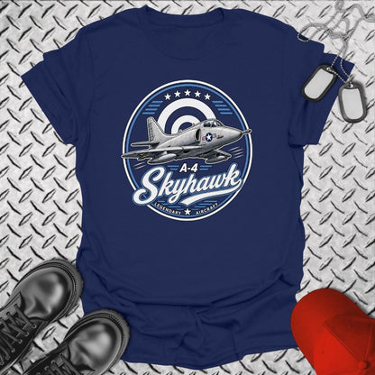 NavyHumor Everyday Tee Navy / S Legendary Aircraft - A-4 Skyhawk