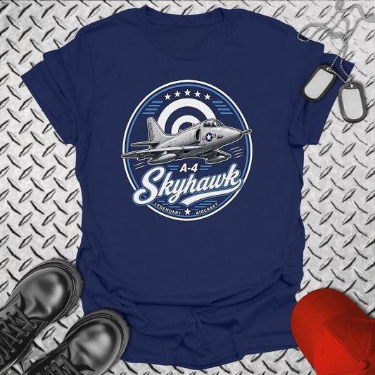 NavyHumor Everyday Tee Navy / S Legendary Aircraft - A-4 Skyhawk