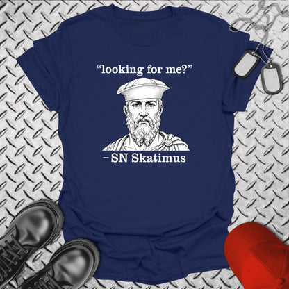 NavyHumor Everyday Tee Navy / S Looking For Me? SN Skatimus