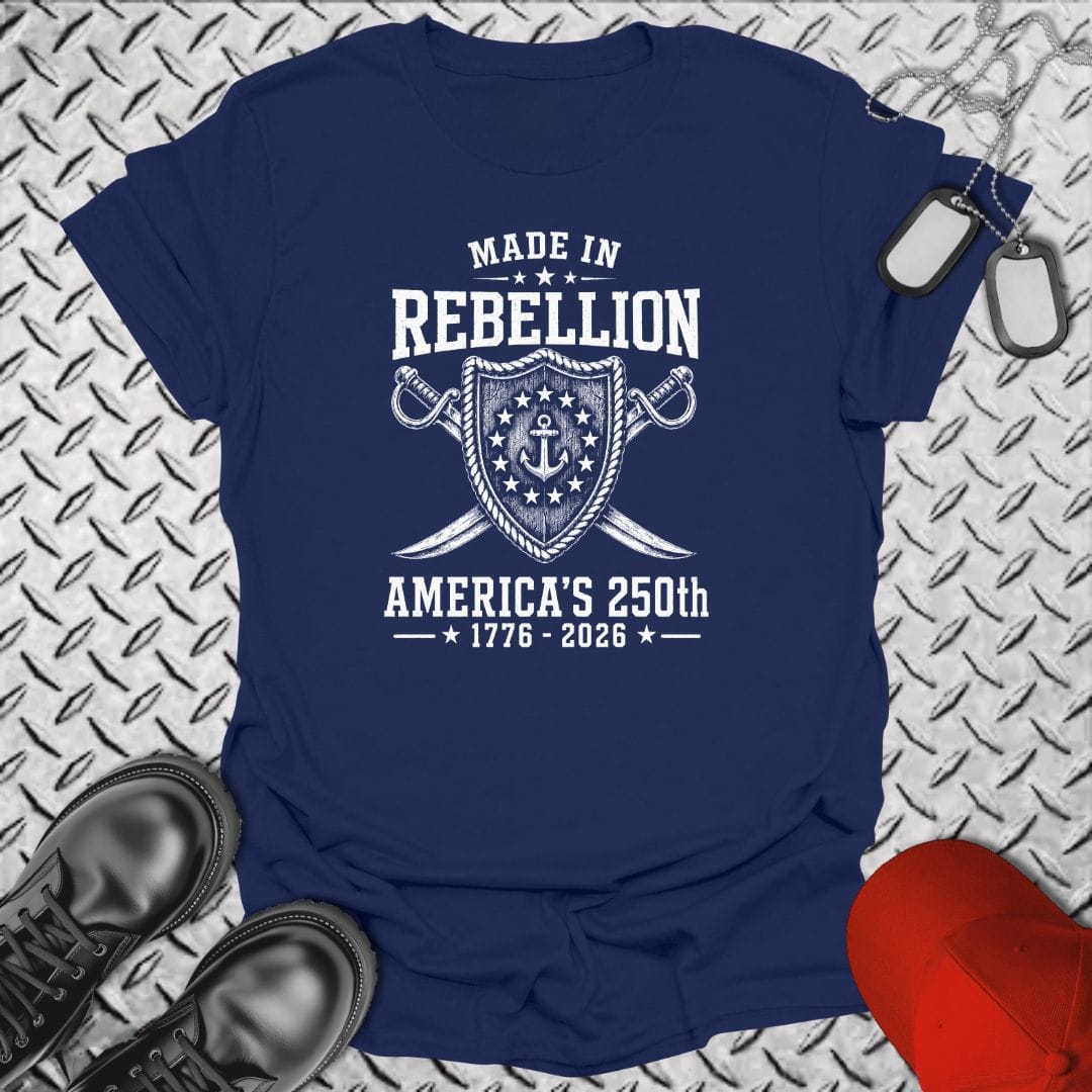 NavyHumor Everyday Tee Navy / S Made In Rebellion 250th