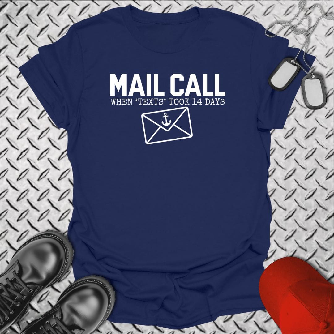 NavyHumor Everyday Tee Navy / S Mail Call