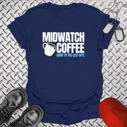 NavyHumor Everyday Tee Navy / S Midwatch Coffee - Good to the Last Bite