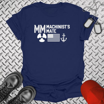 NavyHumor Everyday Tee Navy / S MM - Flag & Anchor
