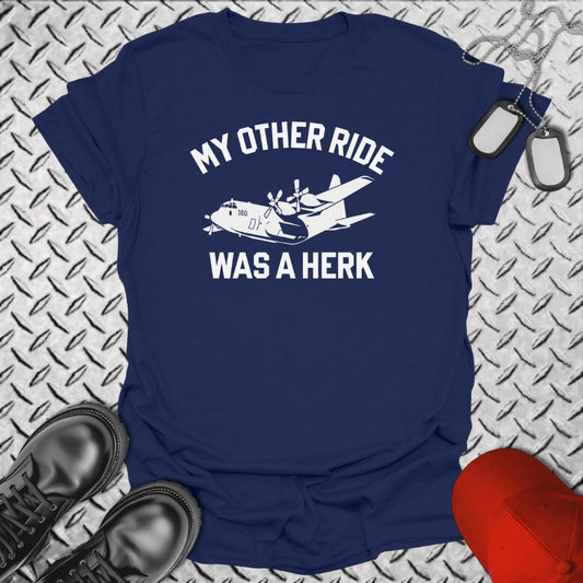 NavyHumor Everyday Tee Navy / S My Other Ride Was A Herk