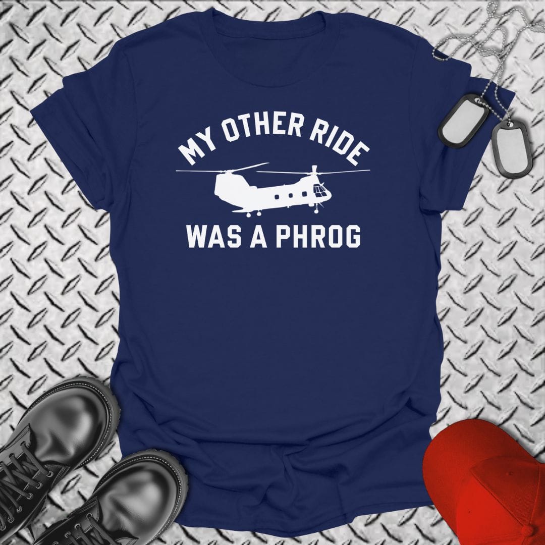 NavyHumor Everyday Tee Navy / S My Other Ride Was A Phrog