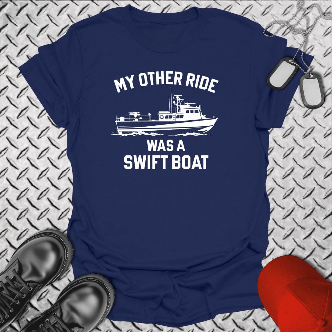 NavyHumor Everyday Tee Navy / S My Other Ride Was A Swift Boat