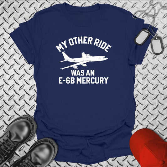 NavyHumor Everyday Tee Navy / S My Other Ride Was An E-6B Mercury