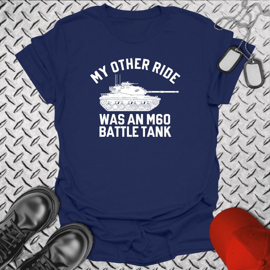 NavyHumor Everyday Tee Navy / S My Other Ride Was An M60