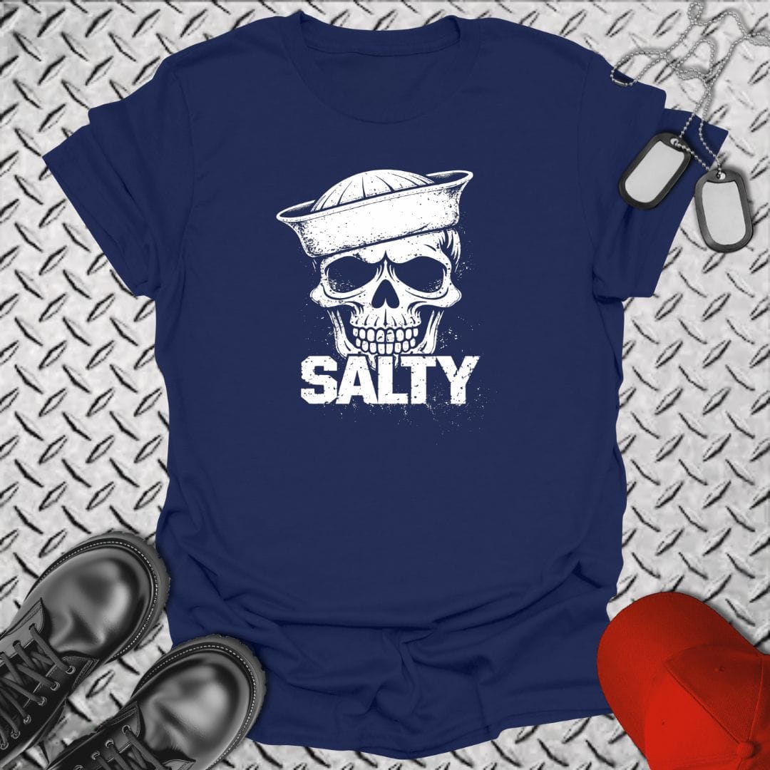 NavyHumor Everyday Tee Navy / S Salty Skull