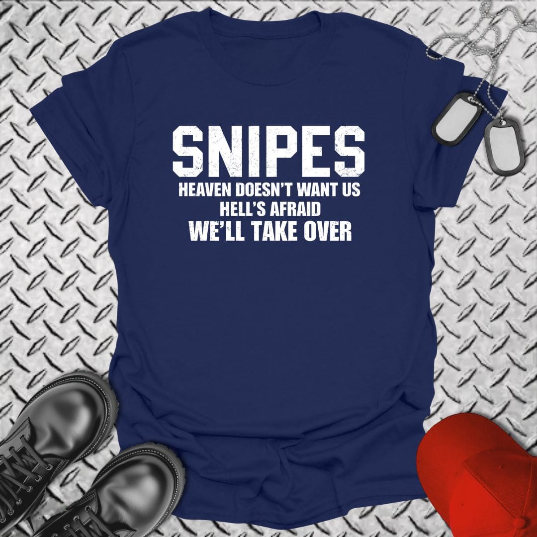NavyHumor Everyday Tee Navy / S Snipes - Hell's Afraid
