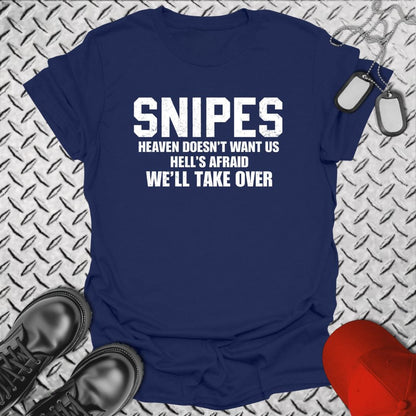 NavyHumor Everyday Tee Navy / S Snipes - Hell's Afraid