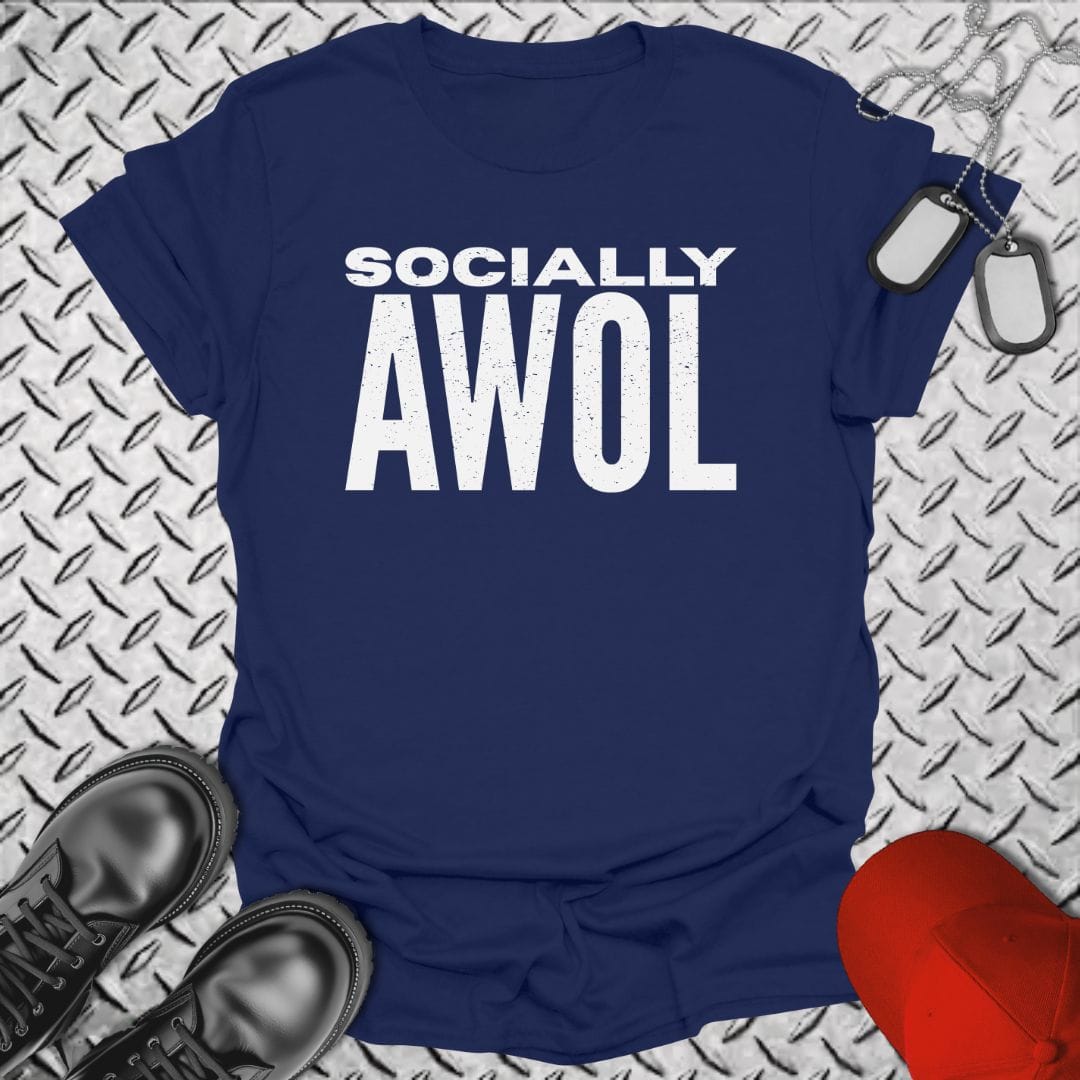 NavyHumor Everyday Tee Navy / S Socially AWOL