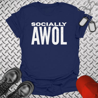 NavyHumor Everyday Tee Navy / S Socially AWOL