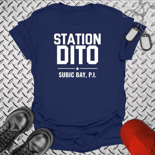 NavyHumor Everyday Tee Navy / S Station Dito - Subic Bay