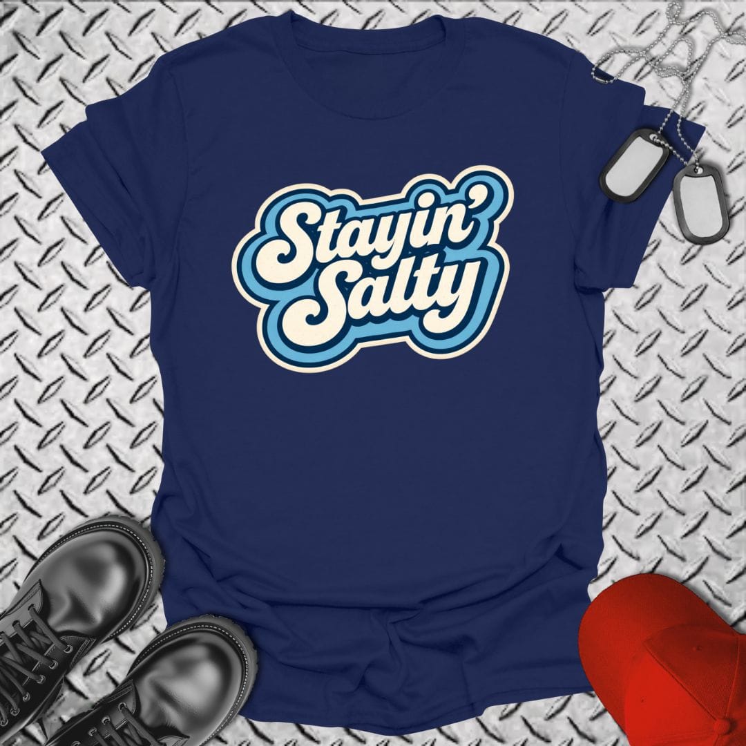 NavyHumor Everyday Tee Navy / S Stayin' Salty