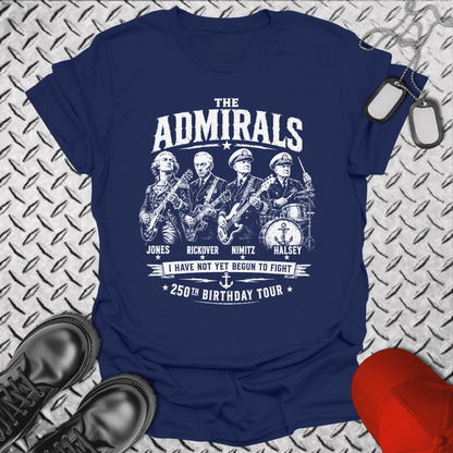 NavyHumor Everyday Tee Navy / S The Admirals - U.S. Birthday Tour