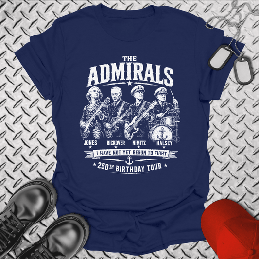 NavyHumor Everyday Tee Navy / S The Admirals - U.S. Birthday Tour