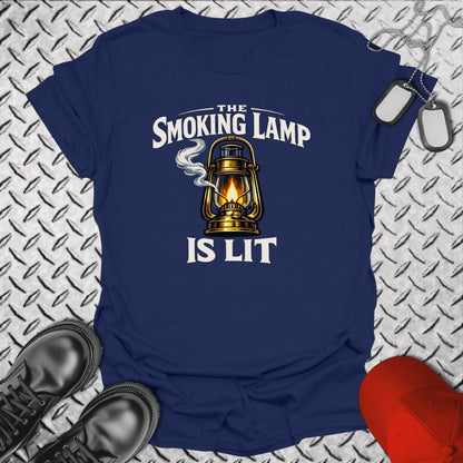 NavyHumor Everyday Tee Navy / S The Smoking Lamp Is Lit