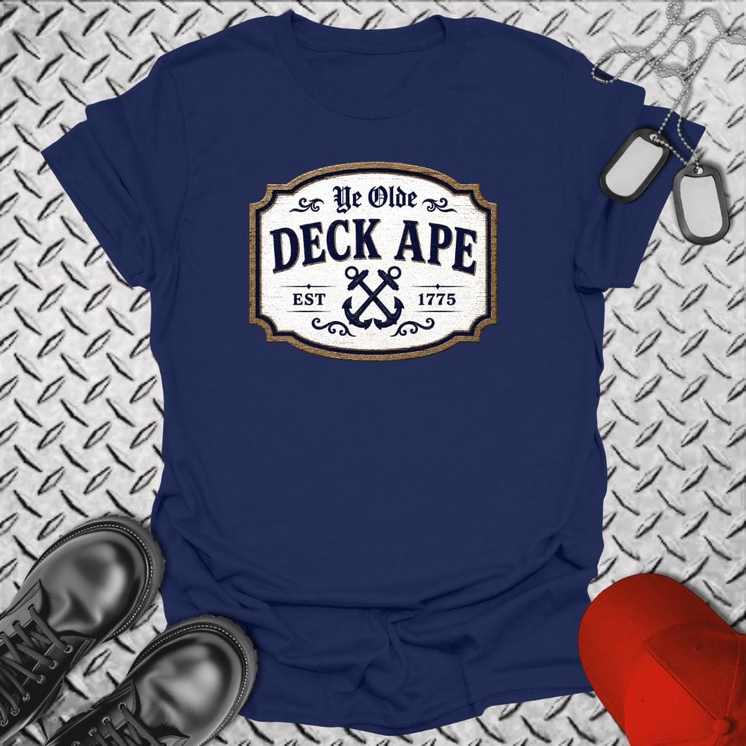 NavyHumor Everyday Tee Navy / S Ye Olde Deck Ape
