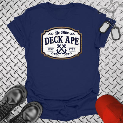 NavyHumor Everyday Tee Navy / S Ye Olde Deck Ape