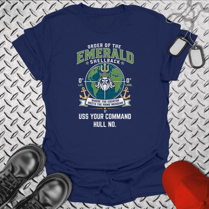 NavyHumor Everyday Tee Navy / S "Your Command" Emerald Shellback