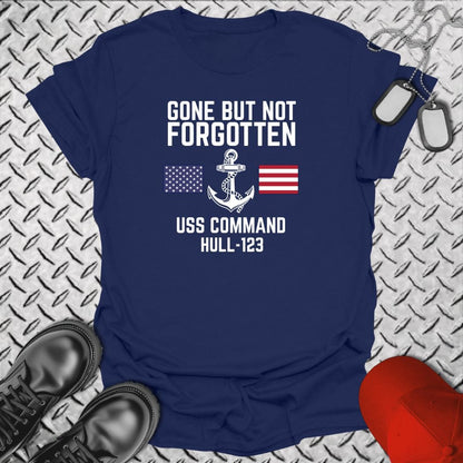 NavyHumor Everyday Tee Navy / S "Your Command" Gone But Not Forgotten