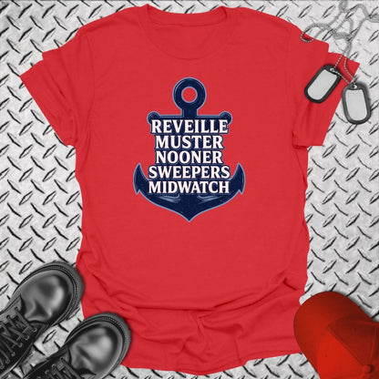 NavyHumor Everyday Tee Red / S A Sailor's Day